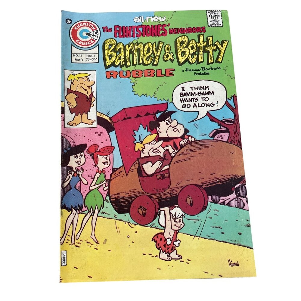 Charlton Comics The Flintstones Neighbors Barney & Betty Rubbles #12 March 1975